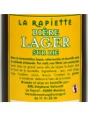Bières de Montcuq - La Rapiette Lager - 33 cl