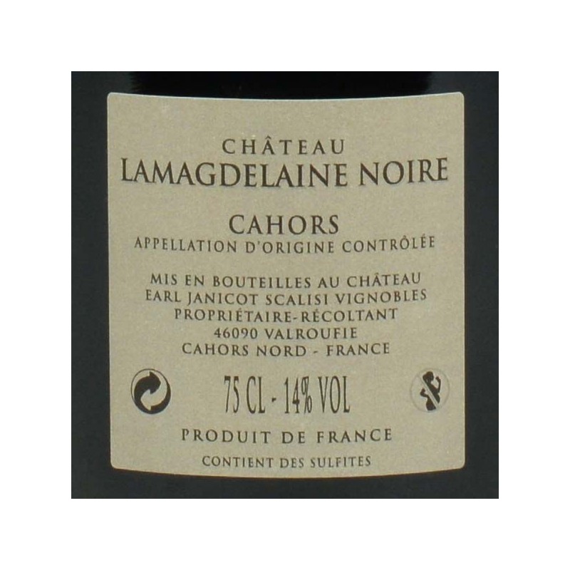 Château Lamagdelaine Noire - Las Camps 2018