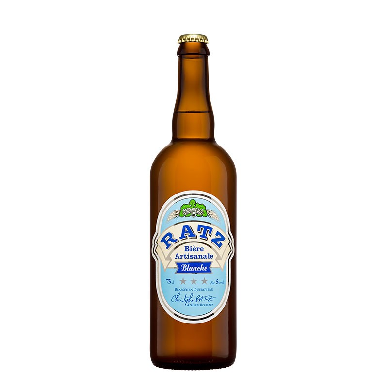 Bière RATZ Blanche - 75 cl