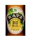 étiquette bière ratz bio blonde 33 cl