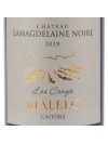 étiquette bouteille Château Lamagdelaine Noire Las Camps 2018