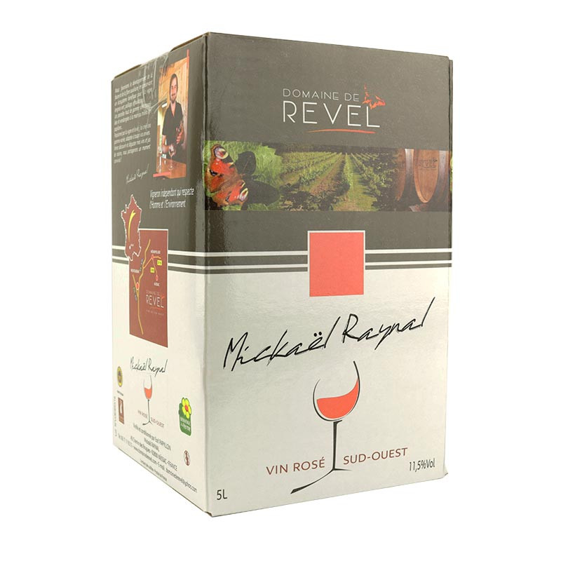 Le bag in box de Rosé 5L Domaine de Revel