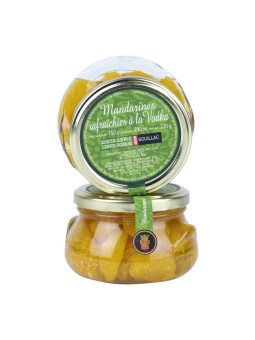 Mandarines rafraîchies à la vodka