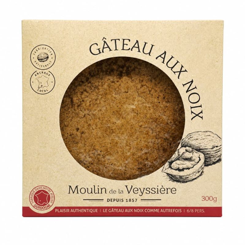 Gâteau aux noix Moulin de la Veyssière
