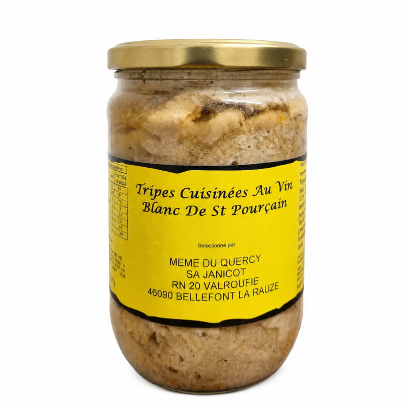 Tripes cuisinées au vin blanc de Saint Pourçain - 600 gr