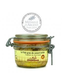 Foie gras de canard entier conserve Médaillé - 130 gr