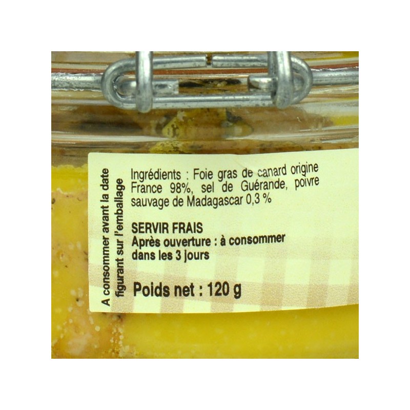 Promotion 2 foie gras de canard entier et 1 au poivre sauvage conserve - 480 gr