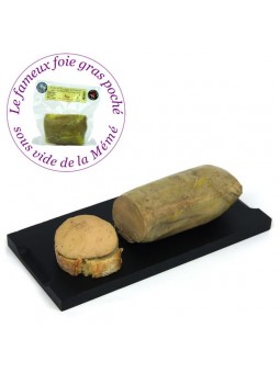 Lobe de foie gras de canard IGP Sud Ouest entier mi-cuit poché