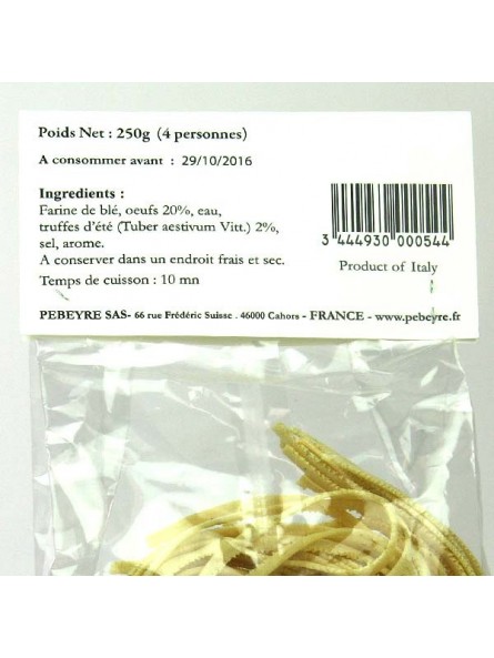 Tagliatelles aux truffes - 250 gr - V…