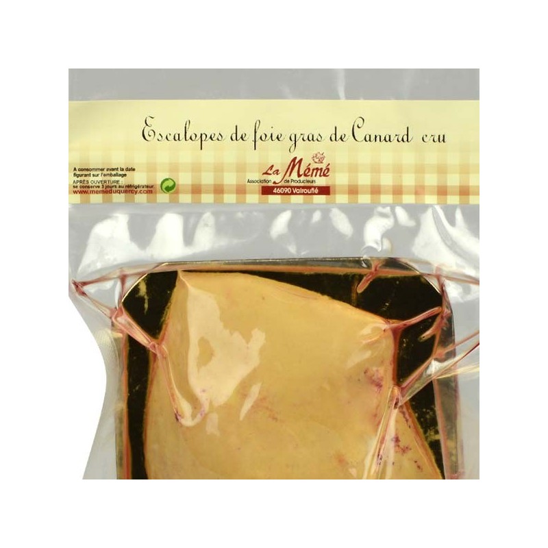 Escalopes de foie gras entier cru - 200 gr