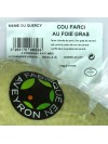 Cou farci au foie gras frais - 300 gr