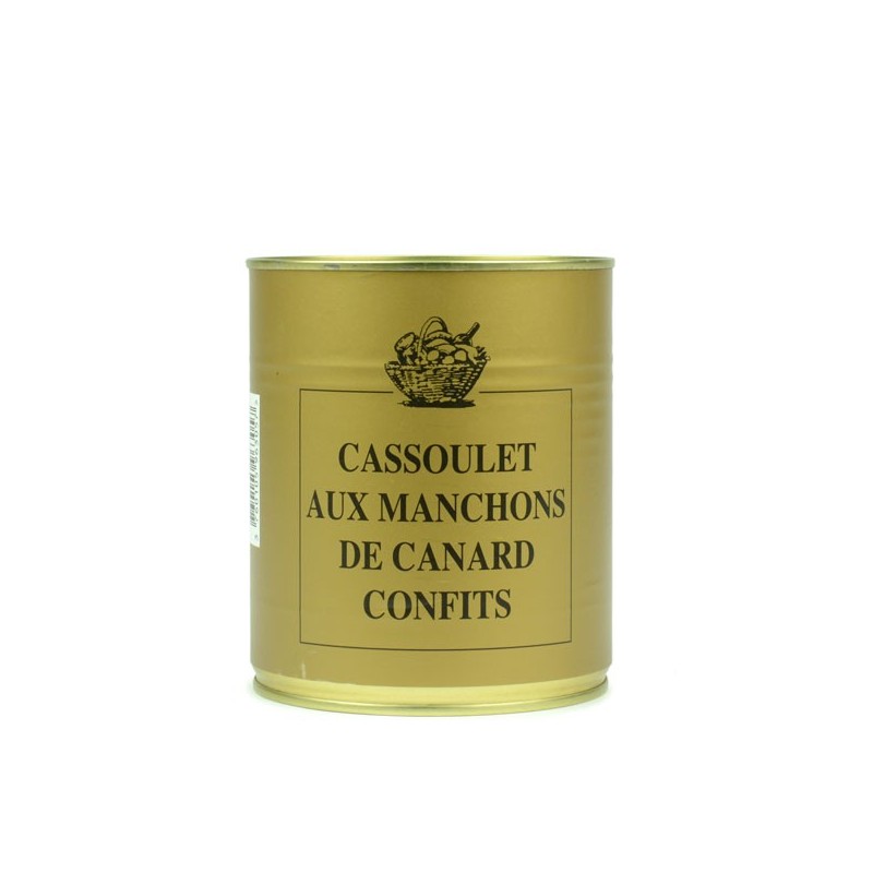 Cassoulet aux manchons de canard confits - 840 gr