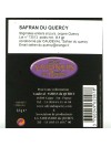 Safran du Quercy, Stigmates de safran entiers et purs - 0.1 gr