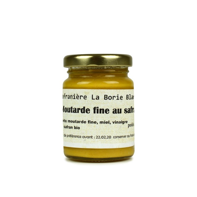moutarde fine au Safran du quercy - 100 gr