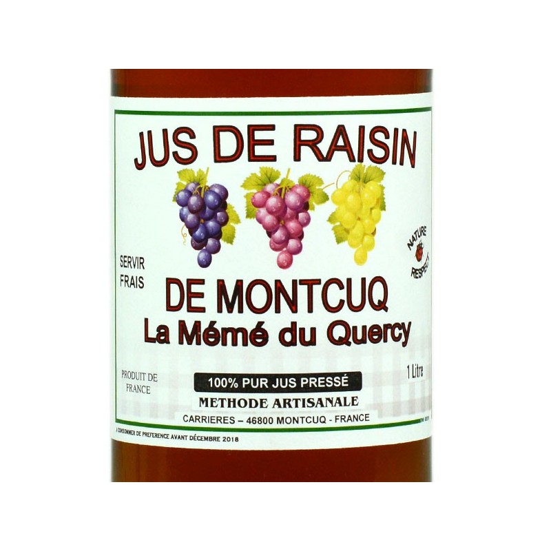 Jus de raisin de Montcuq - 1 L