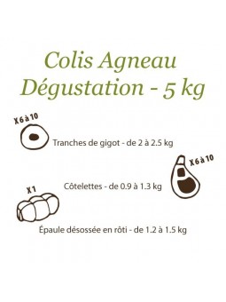 Colis Agneau Fermier du Quercy Dégustation - 5 kg