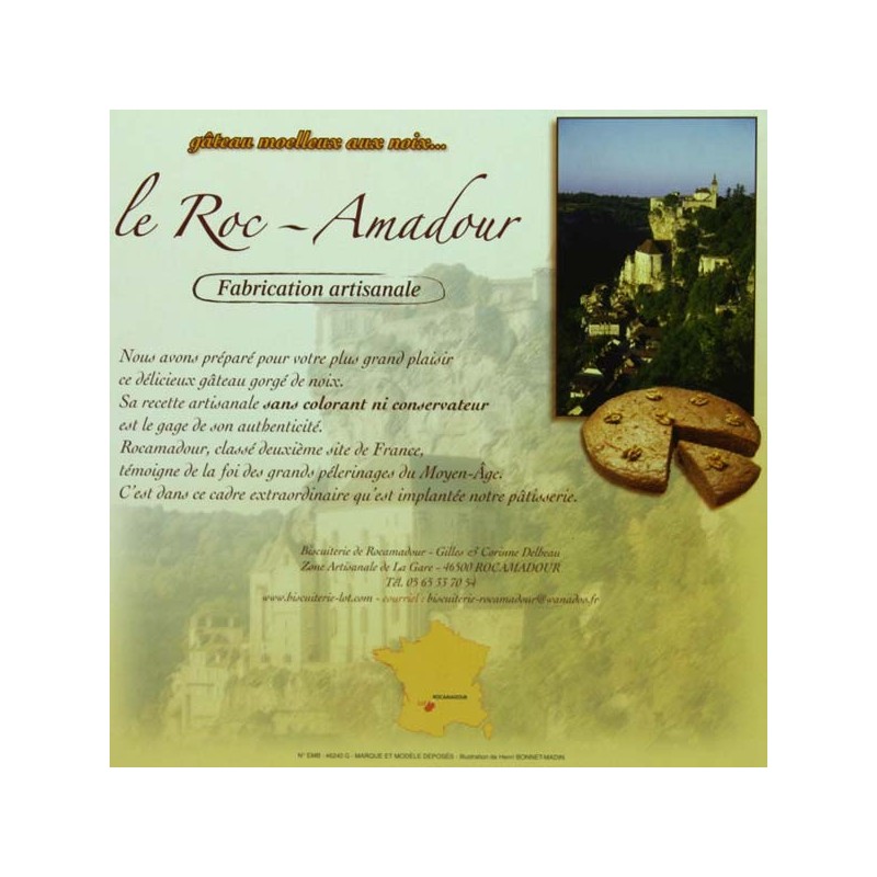 Le Roc-Amadour aux noix - 350 gr