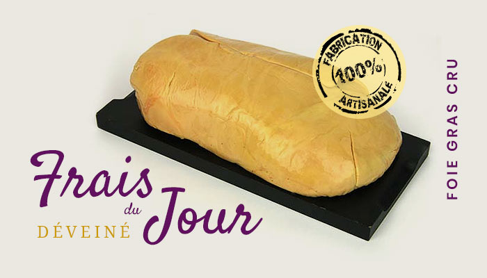 Foie gras cru de canard entier - Mémé du Quercy