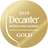 Decanter Awards Médaille d'Or 2019