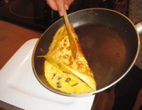 Repliez l'omelette