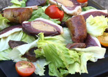 la salade quercynoise, recette terroir spécialité du sud ouest