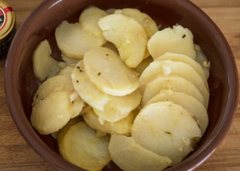 pommes de terre cuite à la graisse de canard